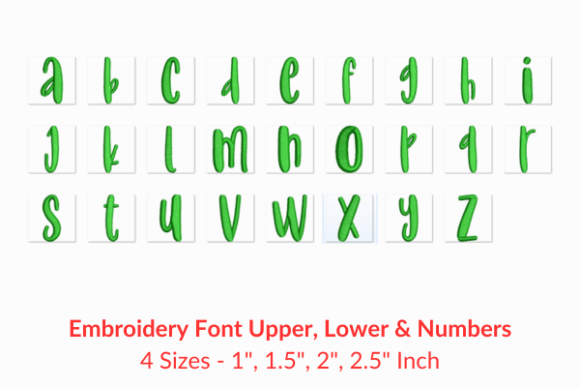 Baobab Fonts Embroidery Design