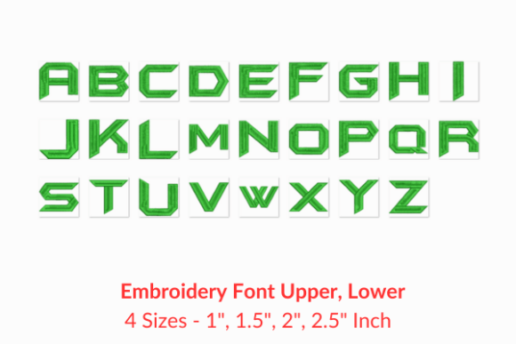 Batman Fonts Embroidery Design