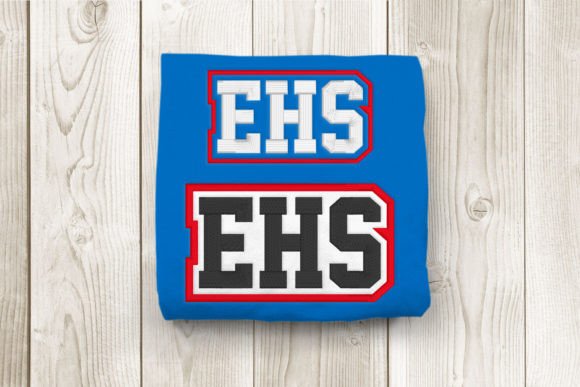 EHS High School Initials Embroidery